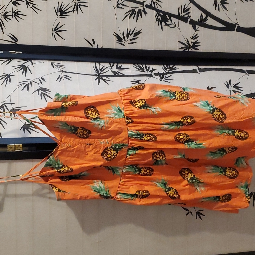 Charlotte Russe szXL Tropical Strappy Sundress